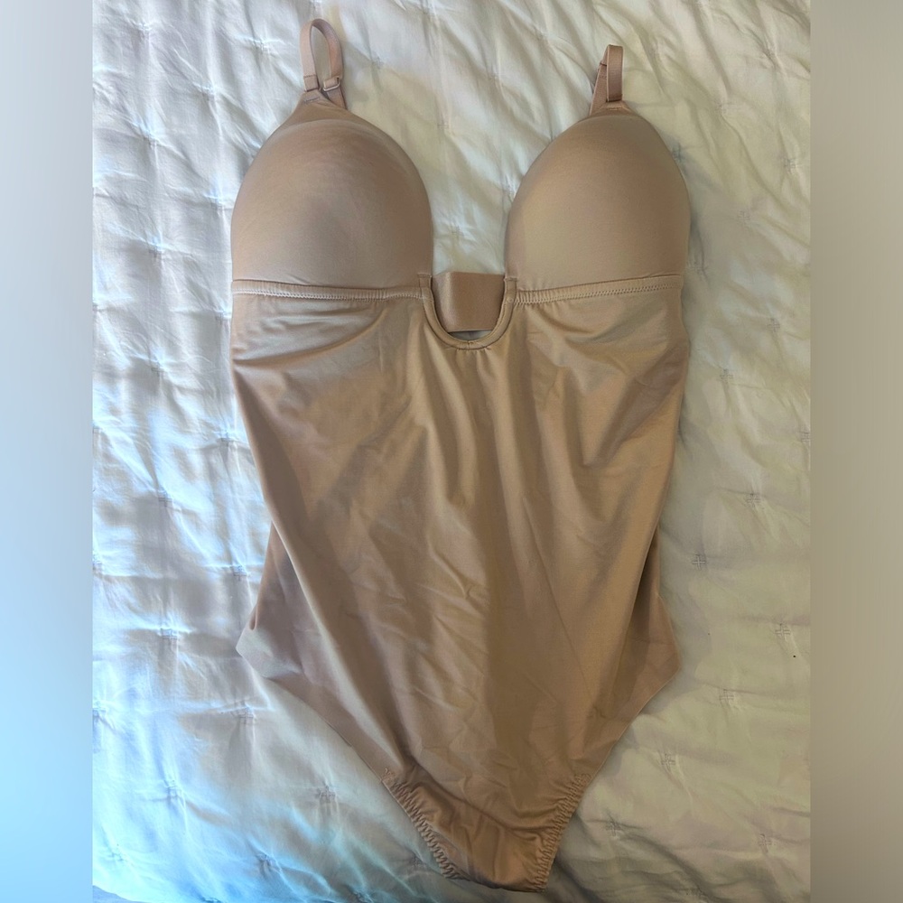 SPANX Suit Your Fancy Plunge Low-Back Thong Bodysuit